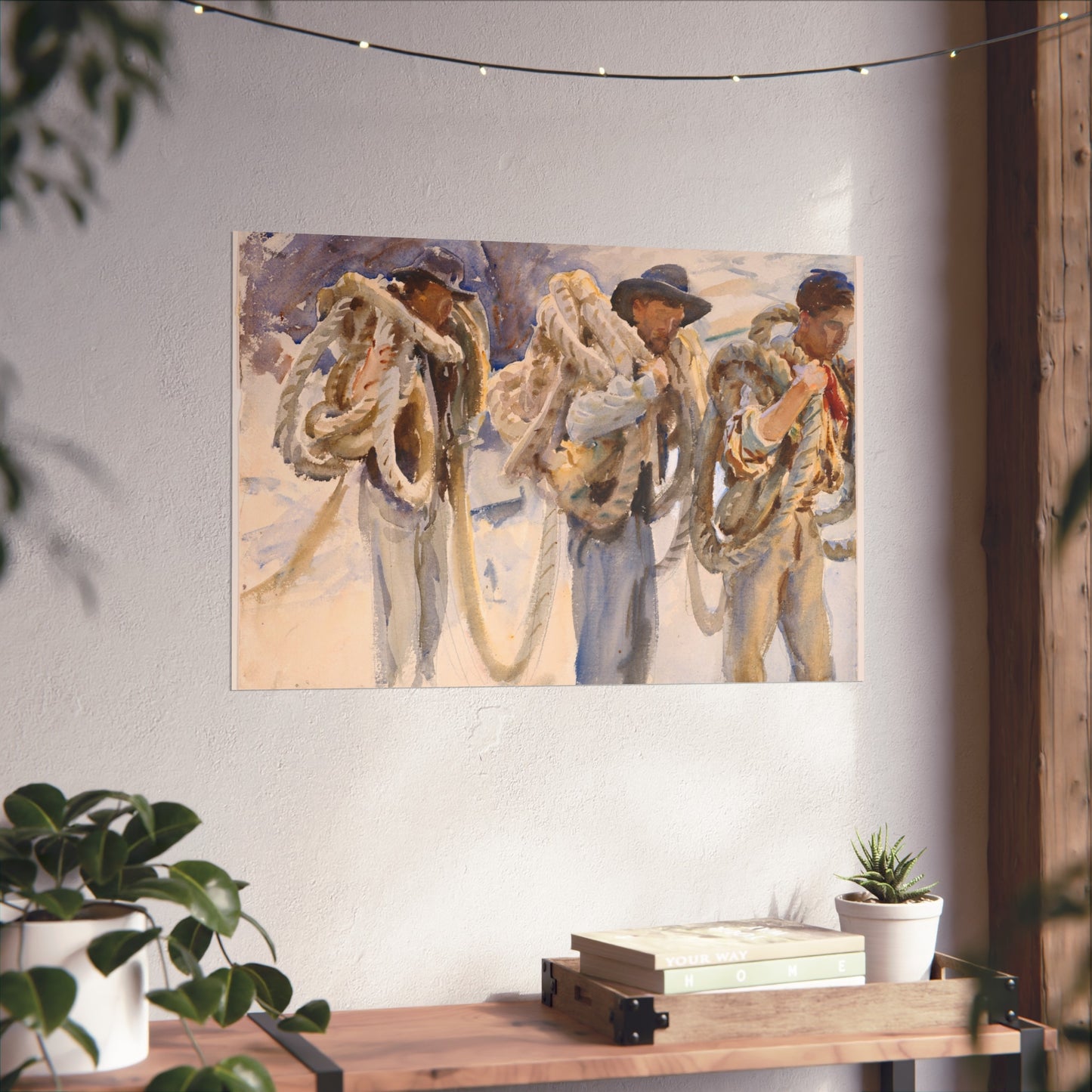 John Singer Sargent - Workmen at Carrara | Fine Art Poster