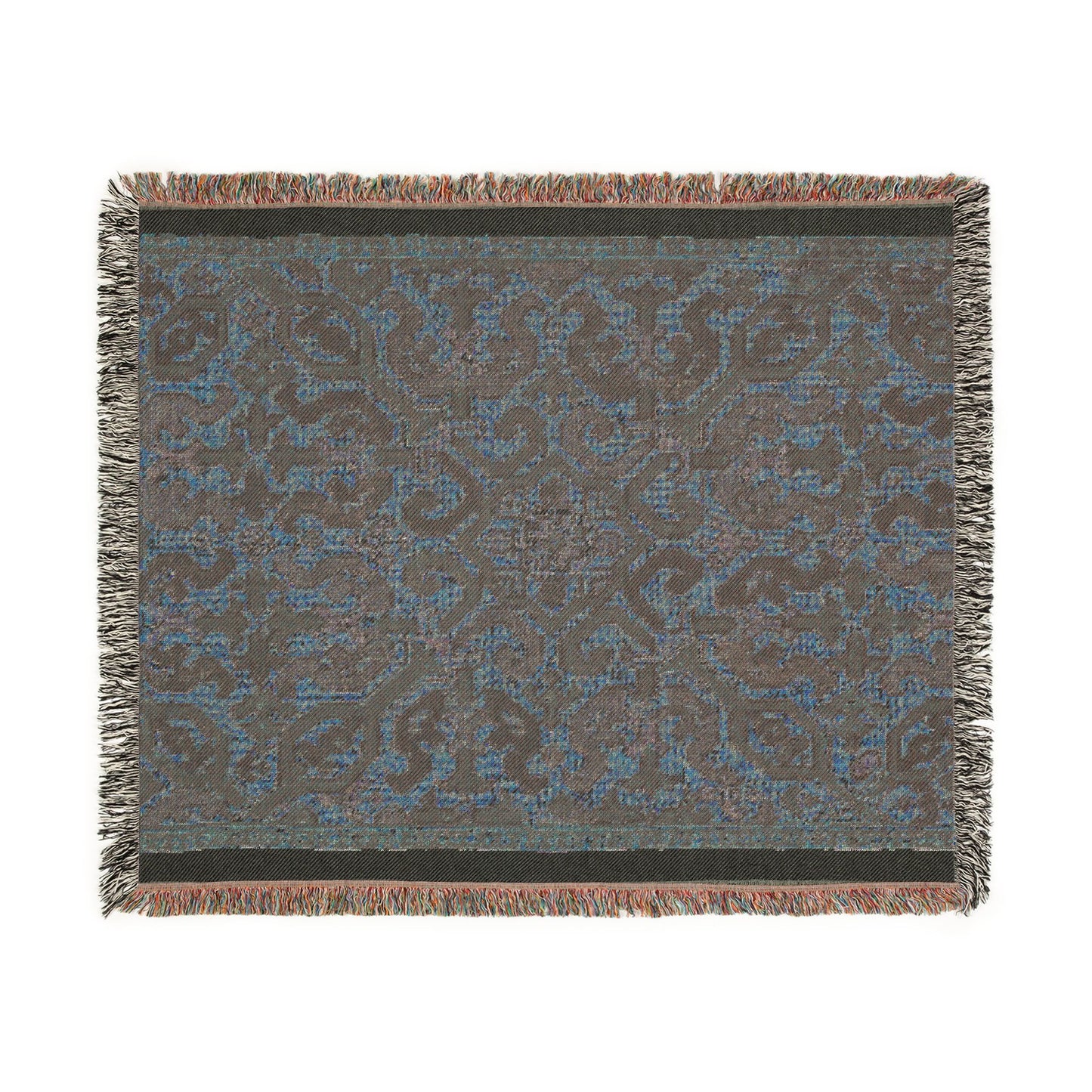 Fragment of a furnishing textile Woven Throw Blanket