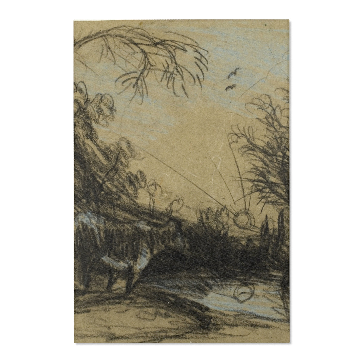 Landscape with Cows — Constable Area Rug