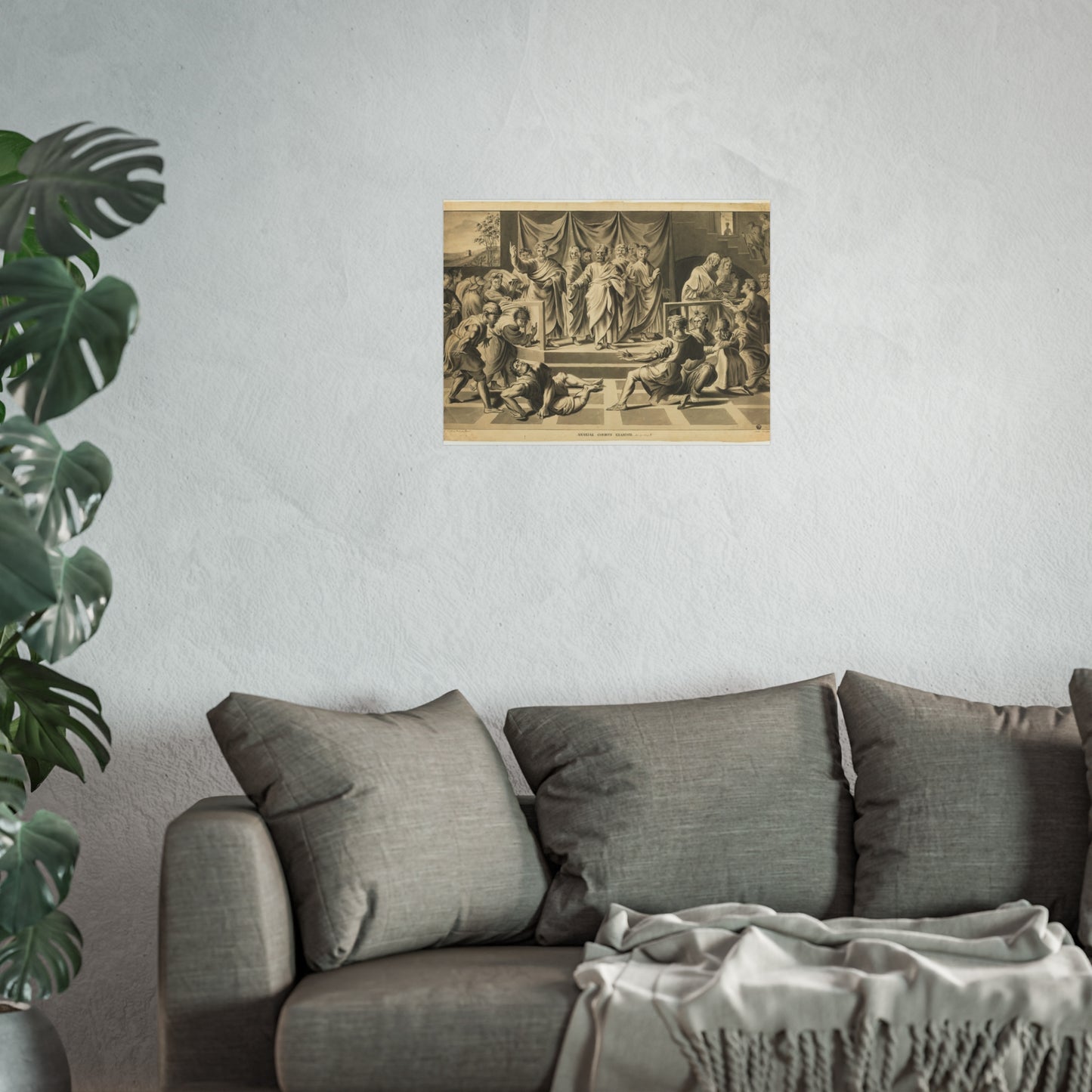 John Constable - Death of Ananias | Fine Art Poster