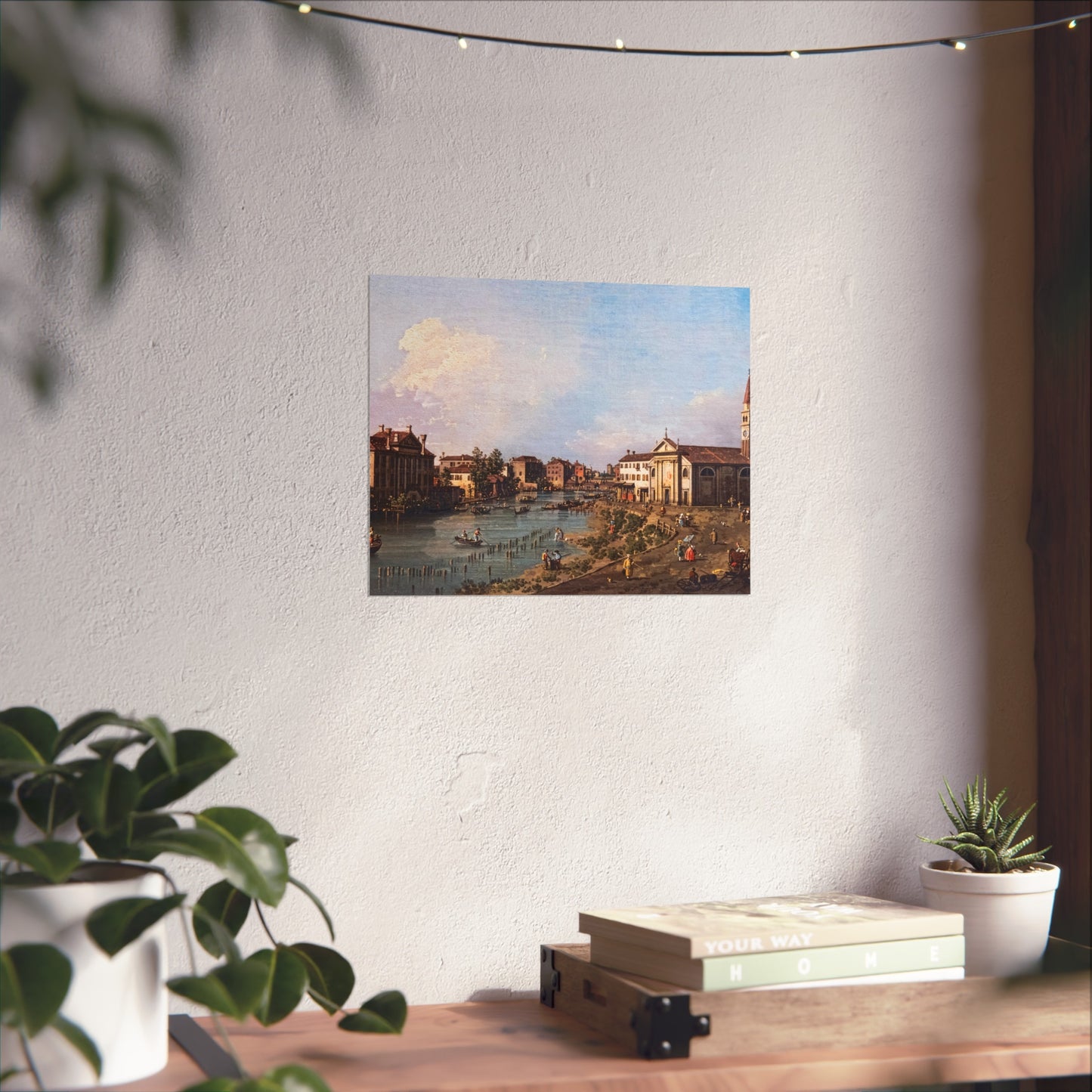 Bemberg Fondation Toulouse - Vue de Dolo - Canaletto ca 1740 - Inv 1011 | Fine Art Poster