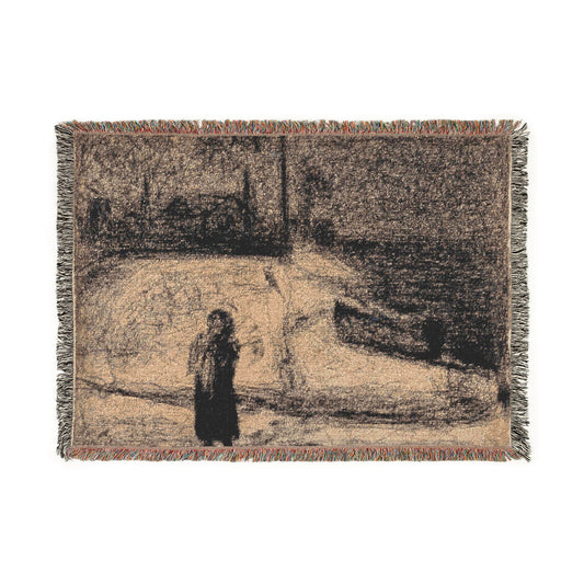 The Zone (Outside the City Walls) — Seurat Tapestry Blanket