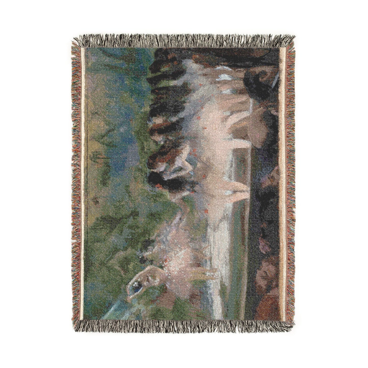 Hilaire Germain Edgar Degas - Ballet at the Paris Opéra | Woven Tapestry Blanket