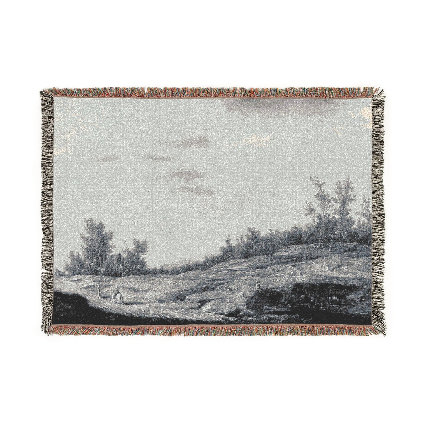 Aelbert Cuyp (1620 - 1691) - Spring landscape - 861G - Gemäldegalerie | Woven Tapestry Blanket