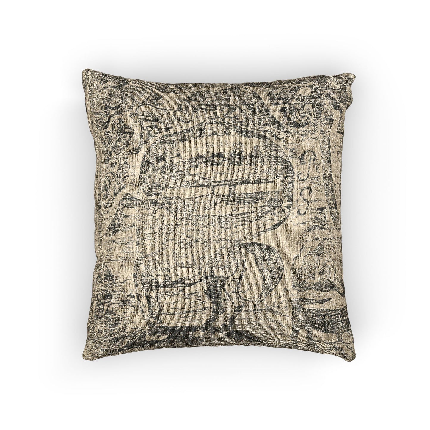 Paul Gauguin - Horse, with Other Animals and Ornaments | Woven Pillow