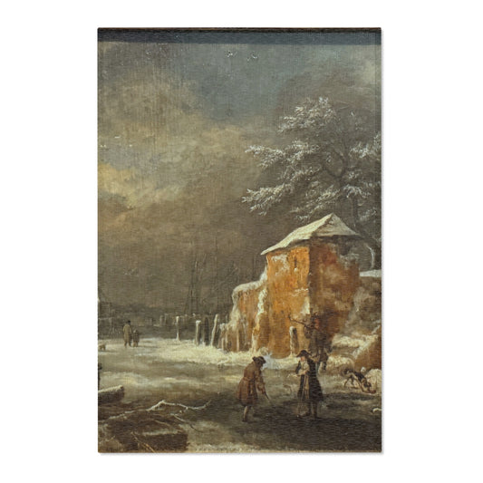 Winter Landscape — Ruisdael Area Rug