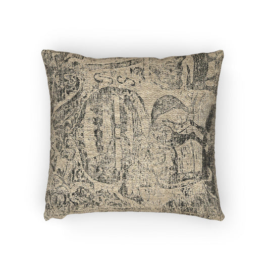 Horse, with Other Animals and Ornaments — Gauguin Pillow