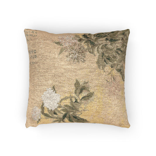 Herbaceous Peony Pillow