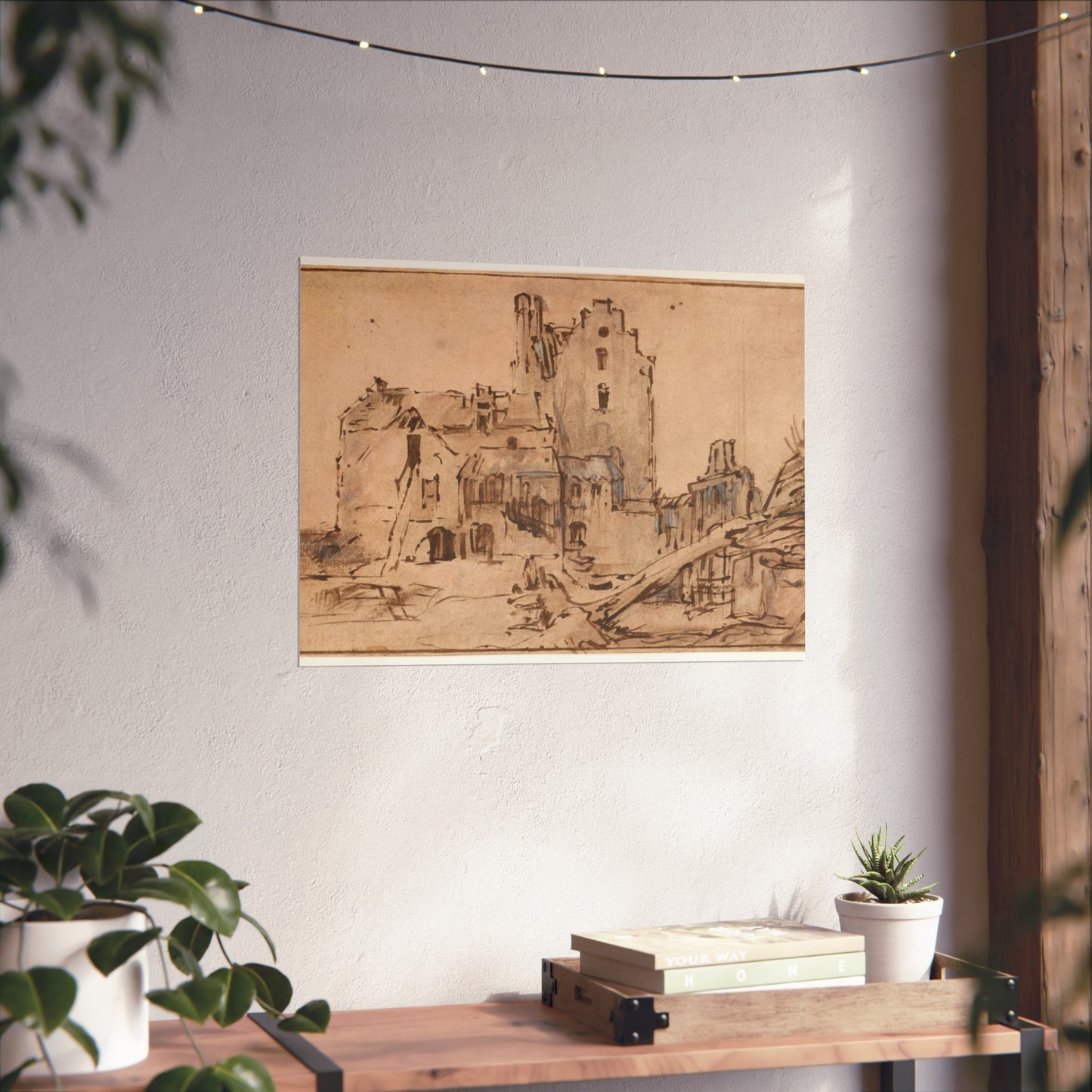 Rembrandt van Rijn - Kostverloren Castle in Decay | Fine Art Poster