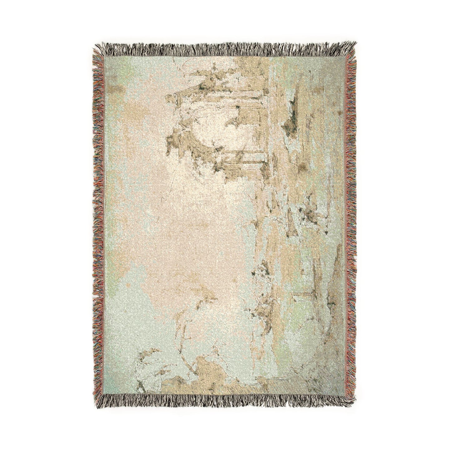 Francesco Guardi - Capriccio with a Squall on the Lagoon | Woven Tapestry Blanket