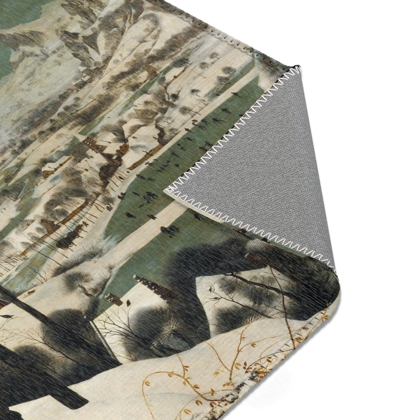 Pieter Bruegel the Elder - Hunters in the Snow (Winter) - Google Art Project | Area Rug