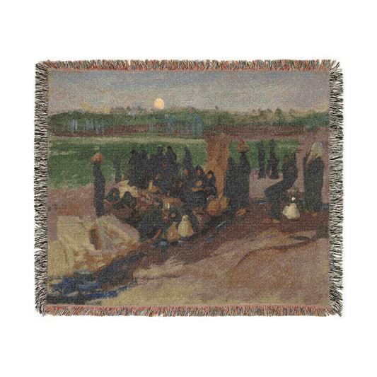 Water Carriers on the Nile — Sargent Tapestry Blanket