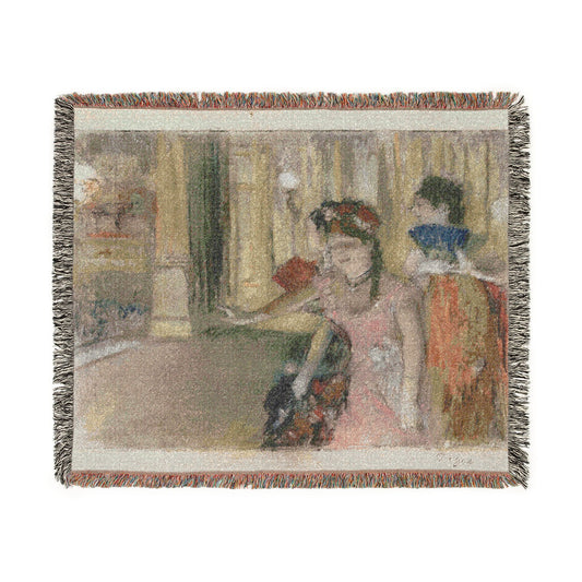 Singers on the Stage — Degas Tapestry Blanket