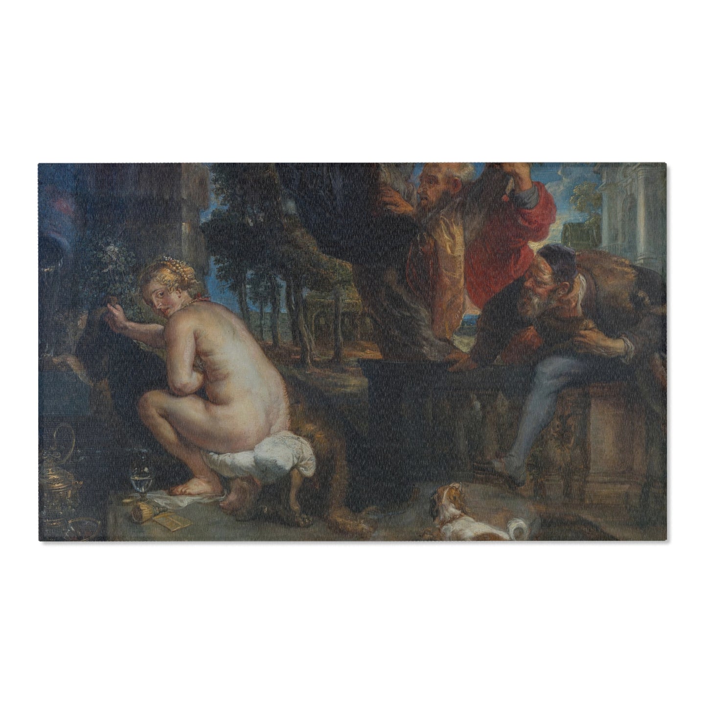 Susanna and the Elders - Peter Paul Rubens | Area Rug