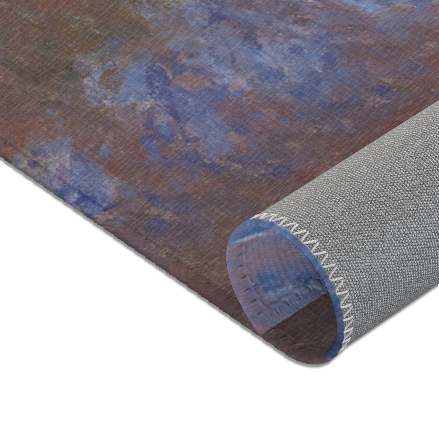 Claude Monet - Stacks of Wheat (Sunset, Snow Effect) | Area Rug