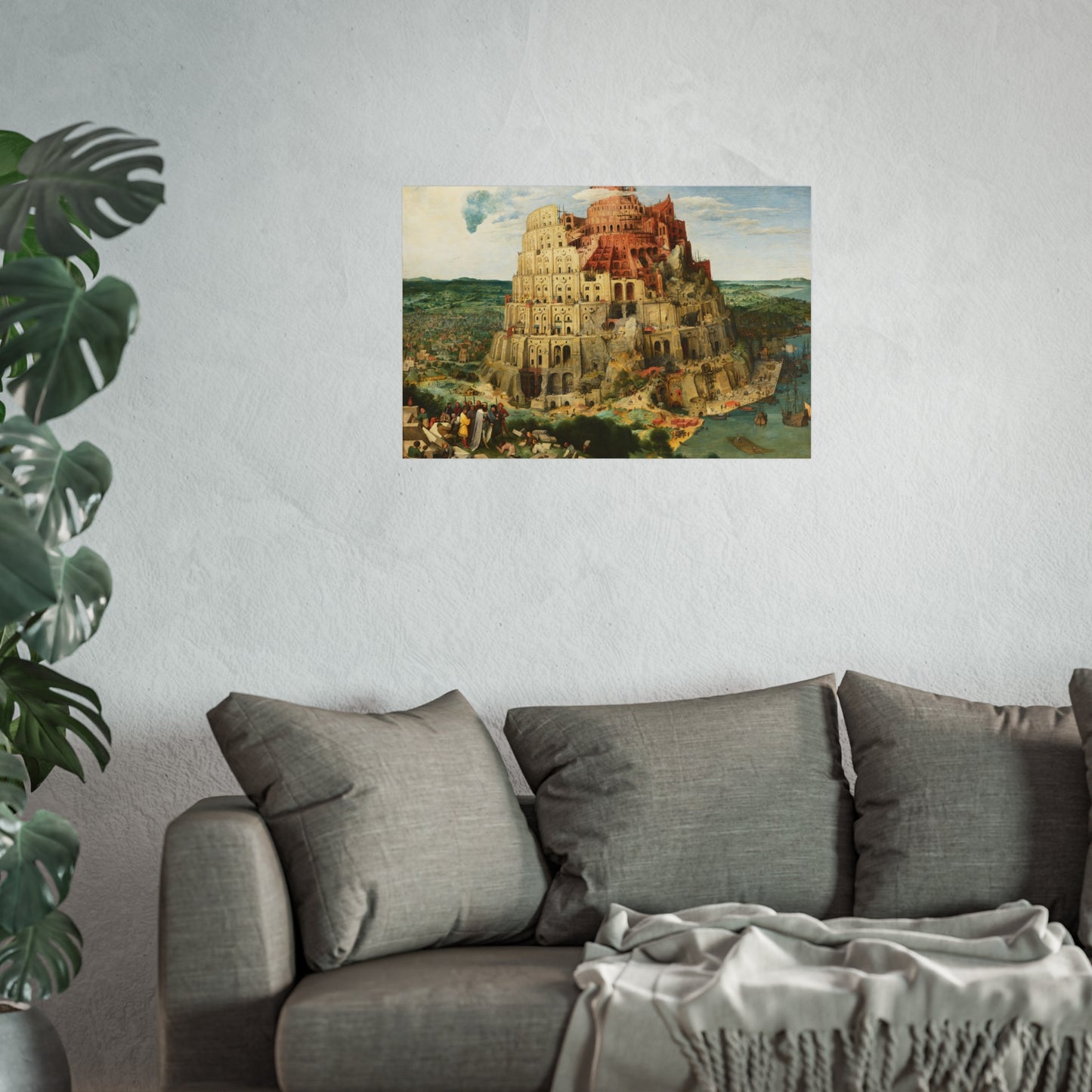Pieter Bruegel the Elder - The Tower of Babel (Vienna) - Google Art Project - edited | Fine Art Poster