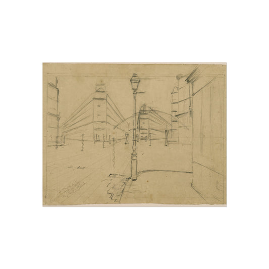 Study for Paris Street; Rainy Day — Gustave Caillebotte Fine Art Poster