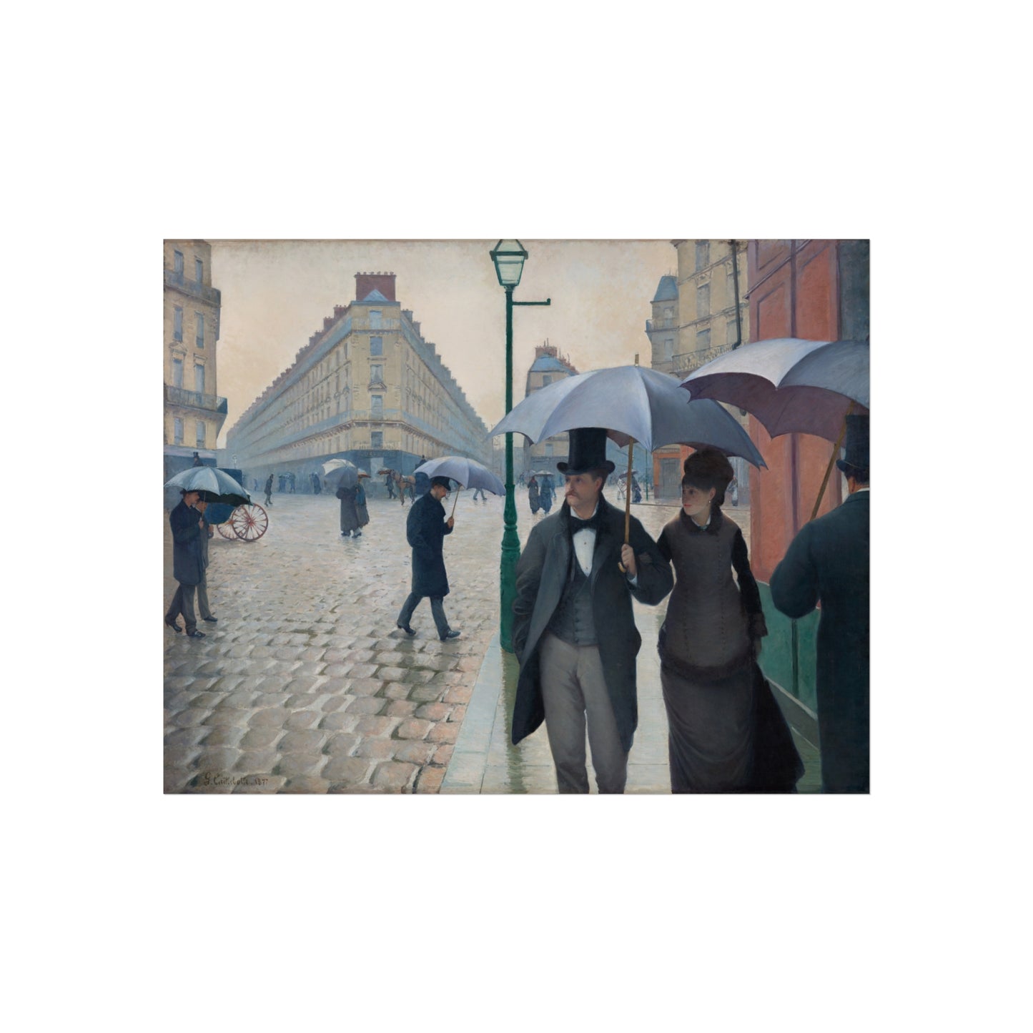 Gustave Caillebotte - Paris Street; Rainy Day | Fine Art Poster