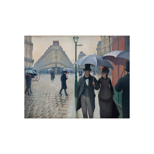 Paris Street; Rainy Day — Gustave Caillebotte Fine Art Poster