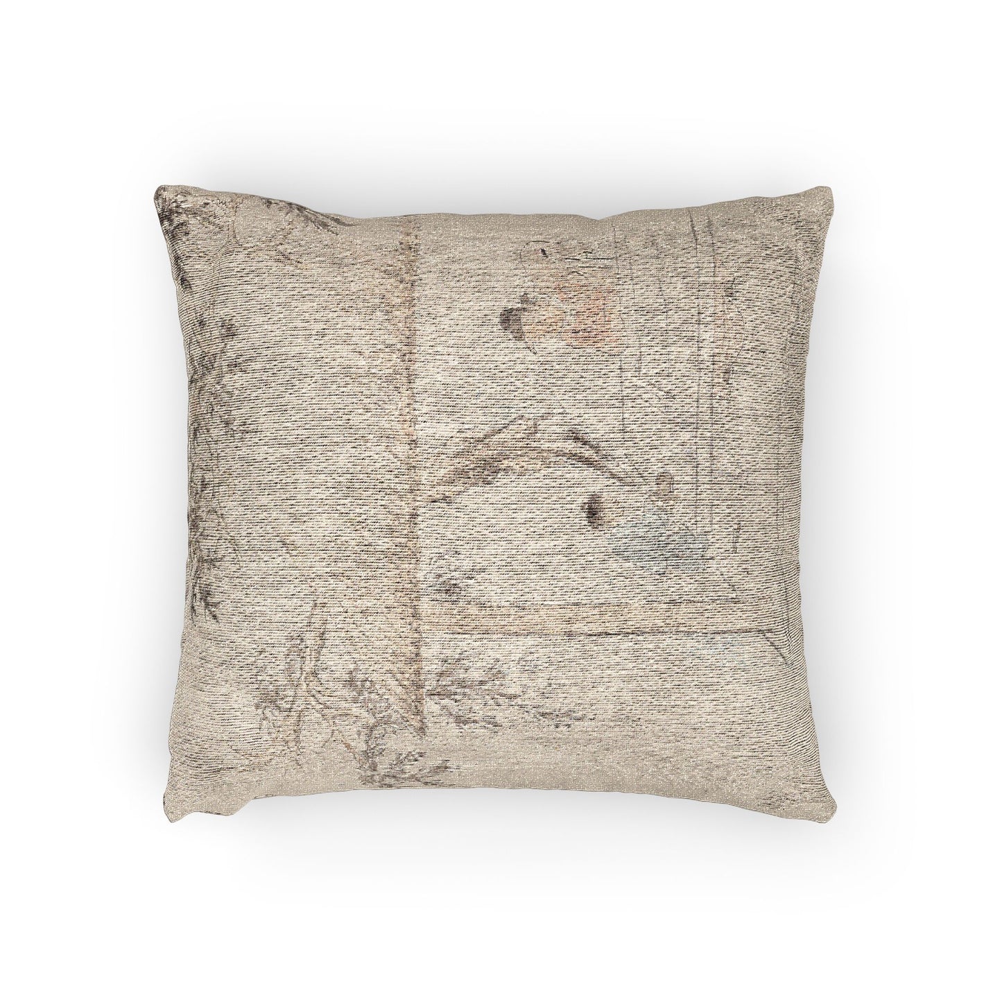 118_a-scholar-at-a-table-with-a-servant | Woven Pillow
