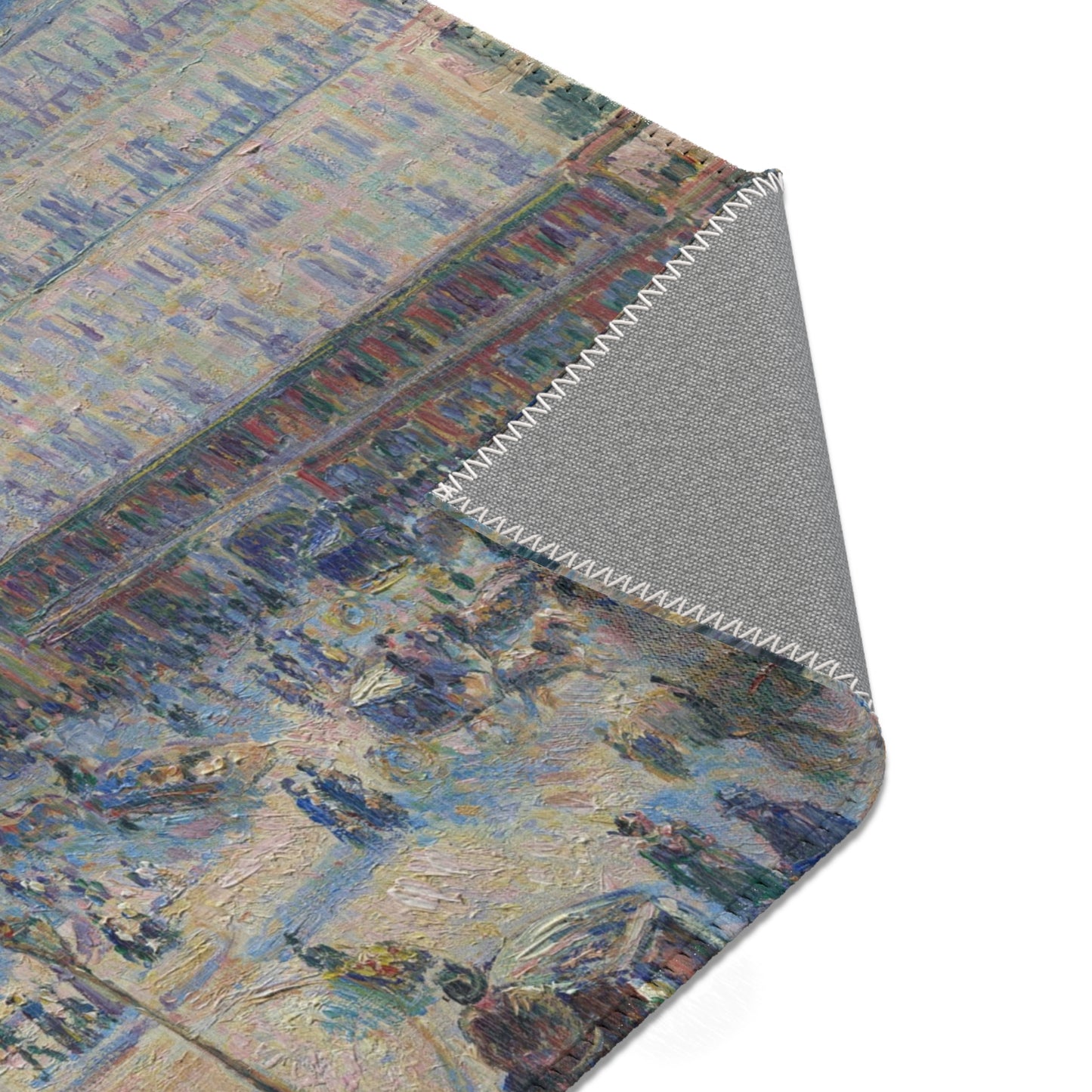 Camille Pissarro - The Place du Havre, Paris | Area Rug