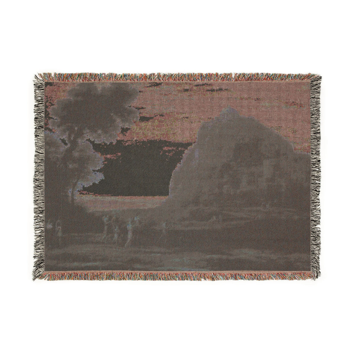 View of Delphi with a Procession — Lorrain Tapestry Blanket