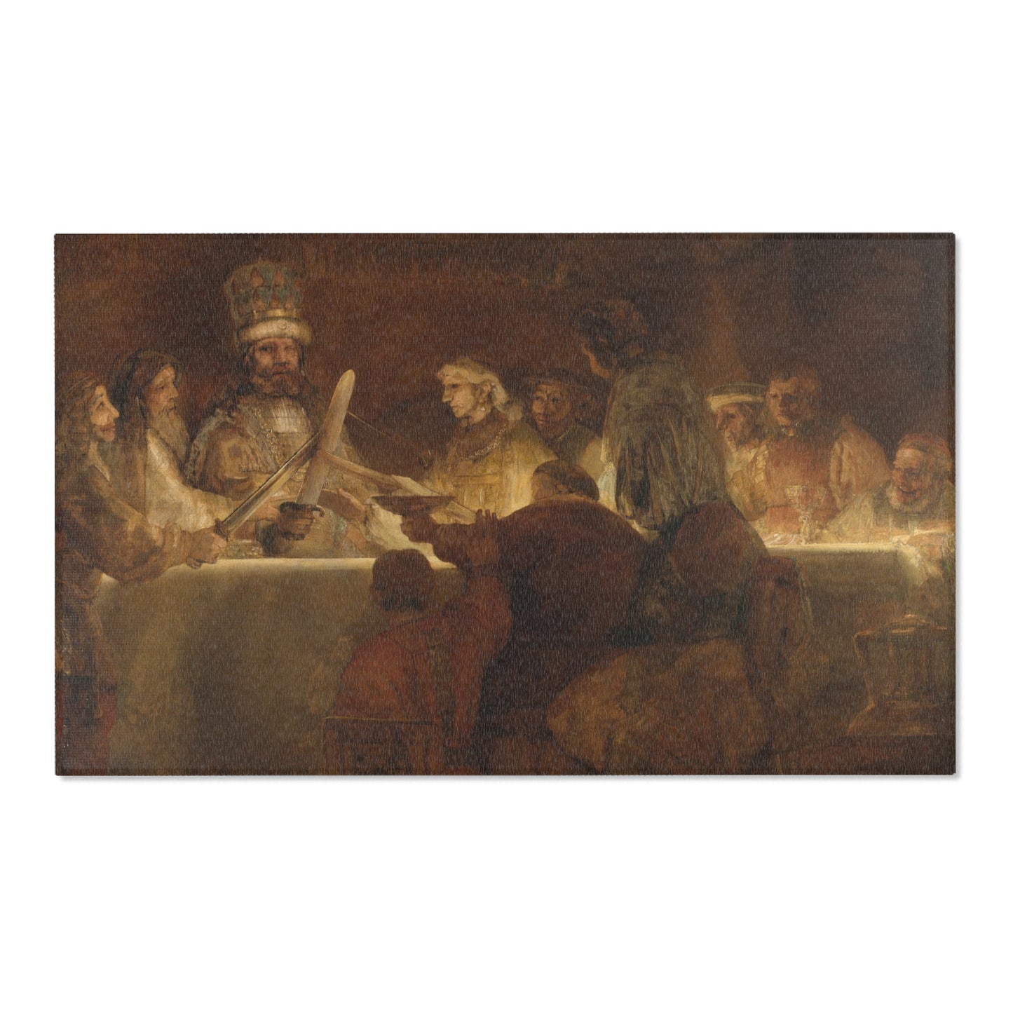 The Conspiracy of Claudius Civilis by Rembrandt van Rijn | Area Rug