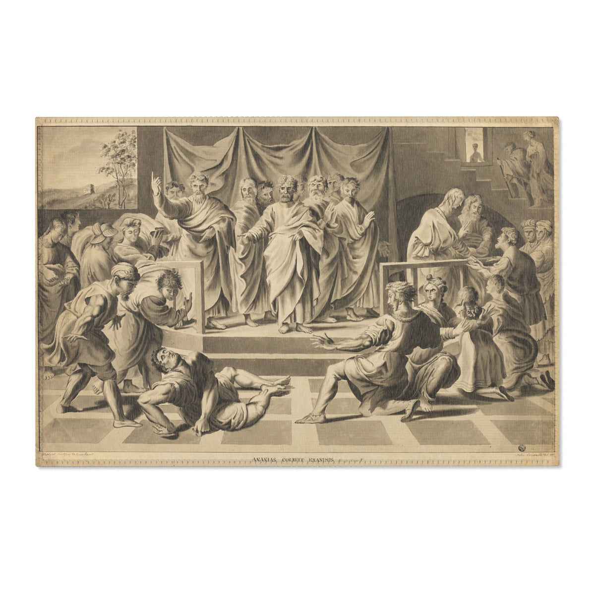 Death of Ananias — Constable Area Rug