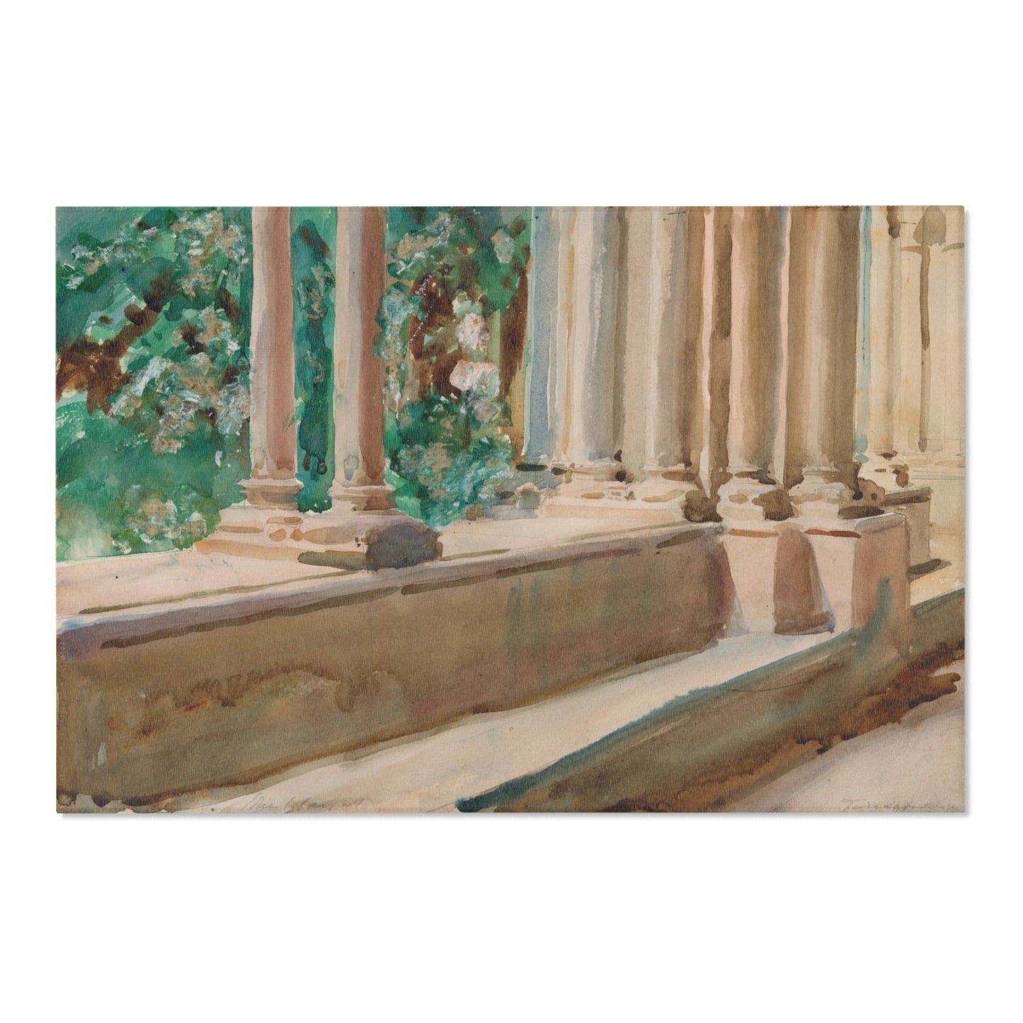 John Singer Sargent - Tarragona Terrace and Garden | Area Rug