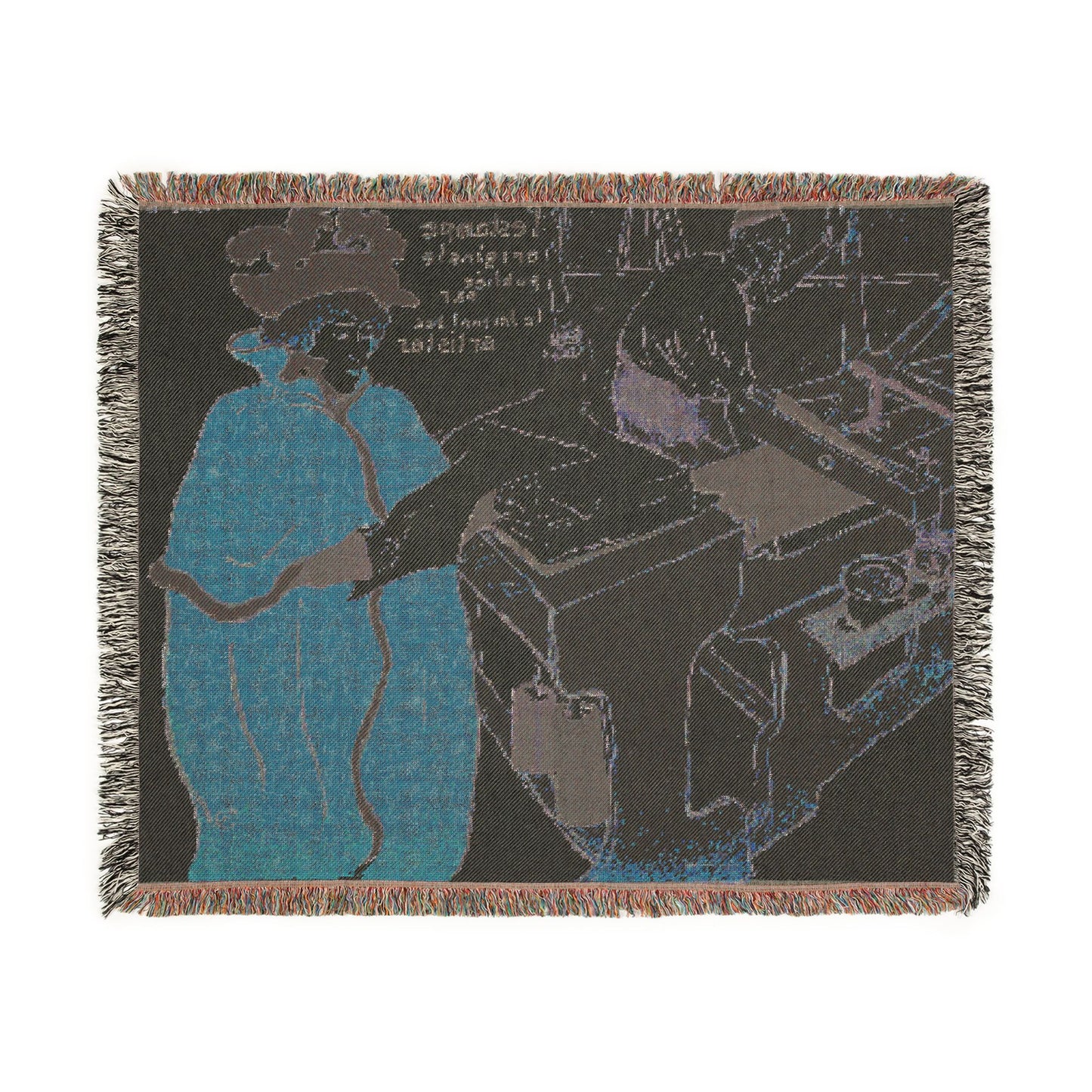 Henri de Toulouse-Lautrec - Cover for the first album of L'Estampe originale | Woven Tapestry Blanket