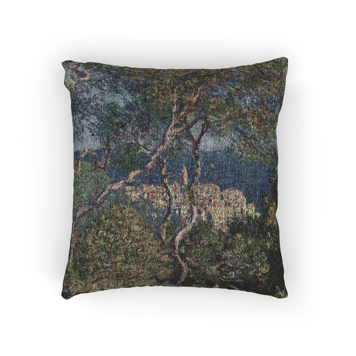 Claude Monet - Bordighera | Woven Pillow