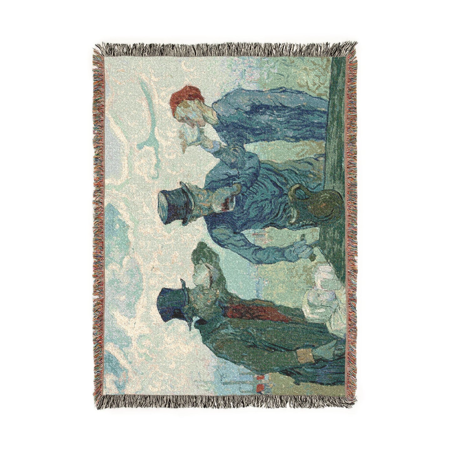 Vincent van Gogh - The Drinkers | Woven Tapestry Blanket
