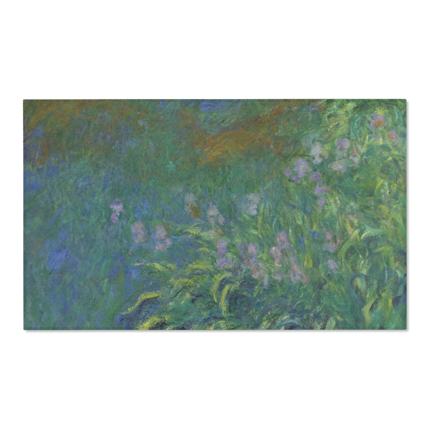 Claude Monet - Irises | Area Rug