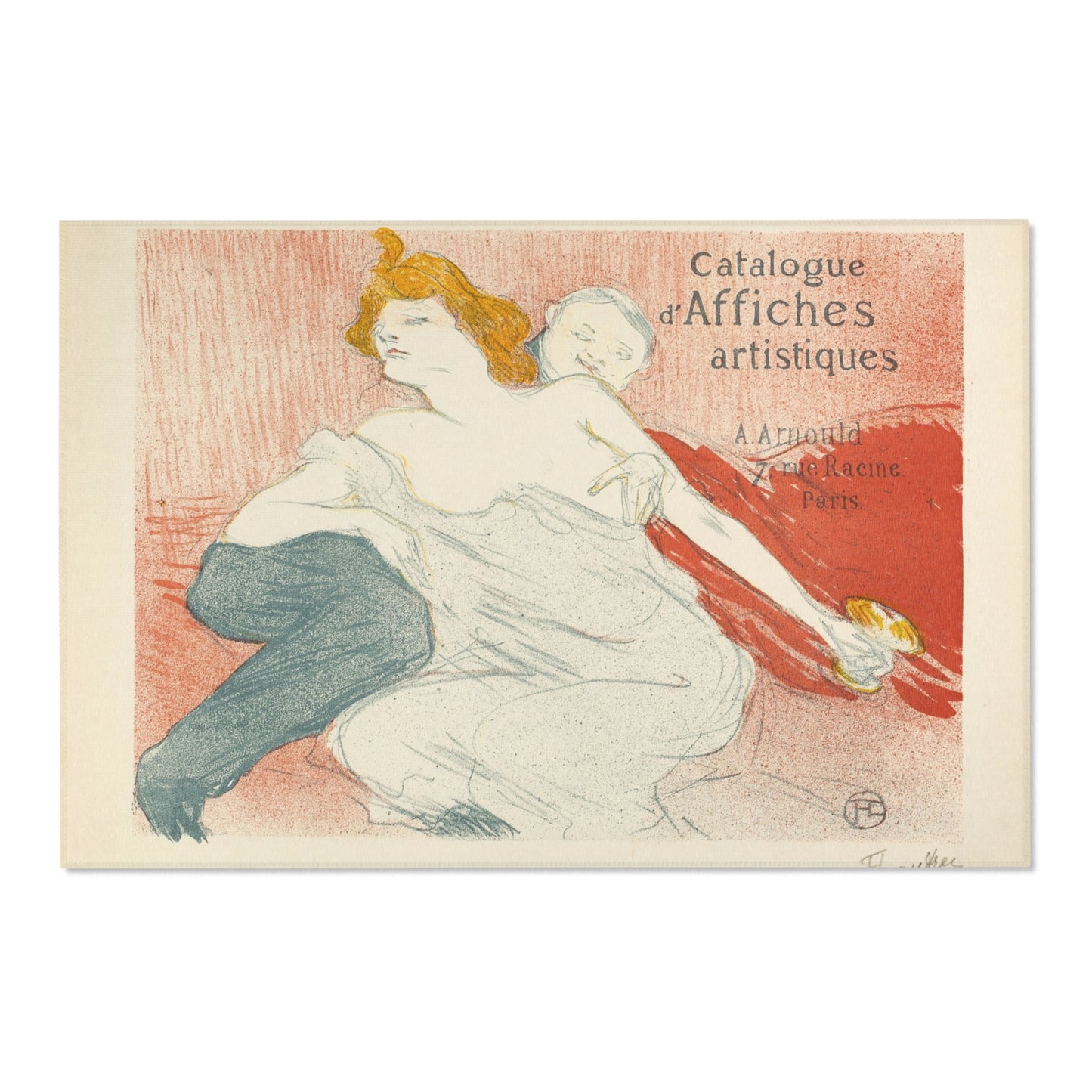 Henri de Toulouse-Lautrec - Debauchery (second plate) | Area Rug