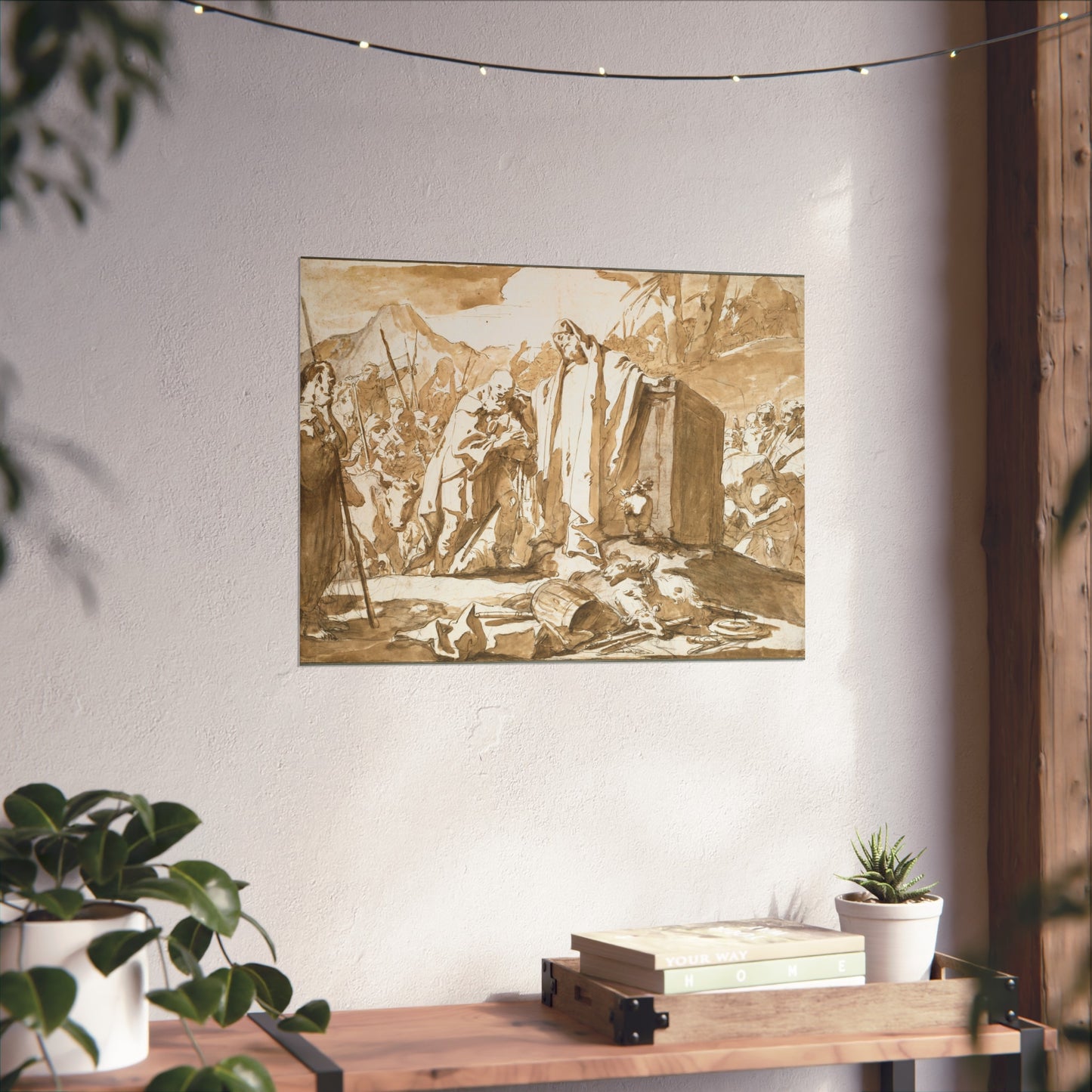 Giovanni Battista Tiepolo - The Meeting of Abraham and Melchizedek | Fine Art Poster