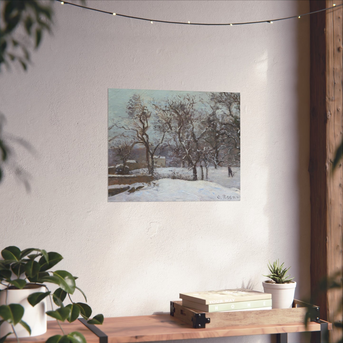 Camille Pissarro - Snow at Louveciennes | Fine Art Poster