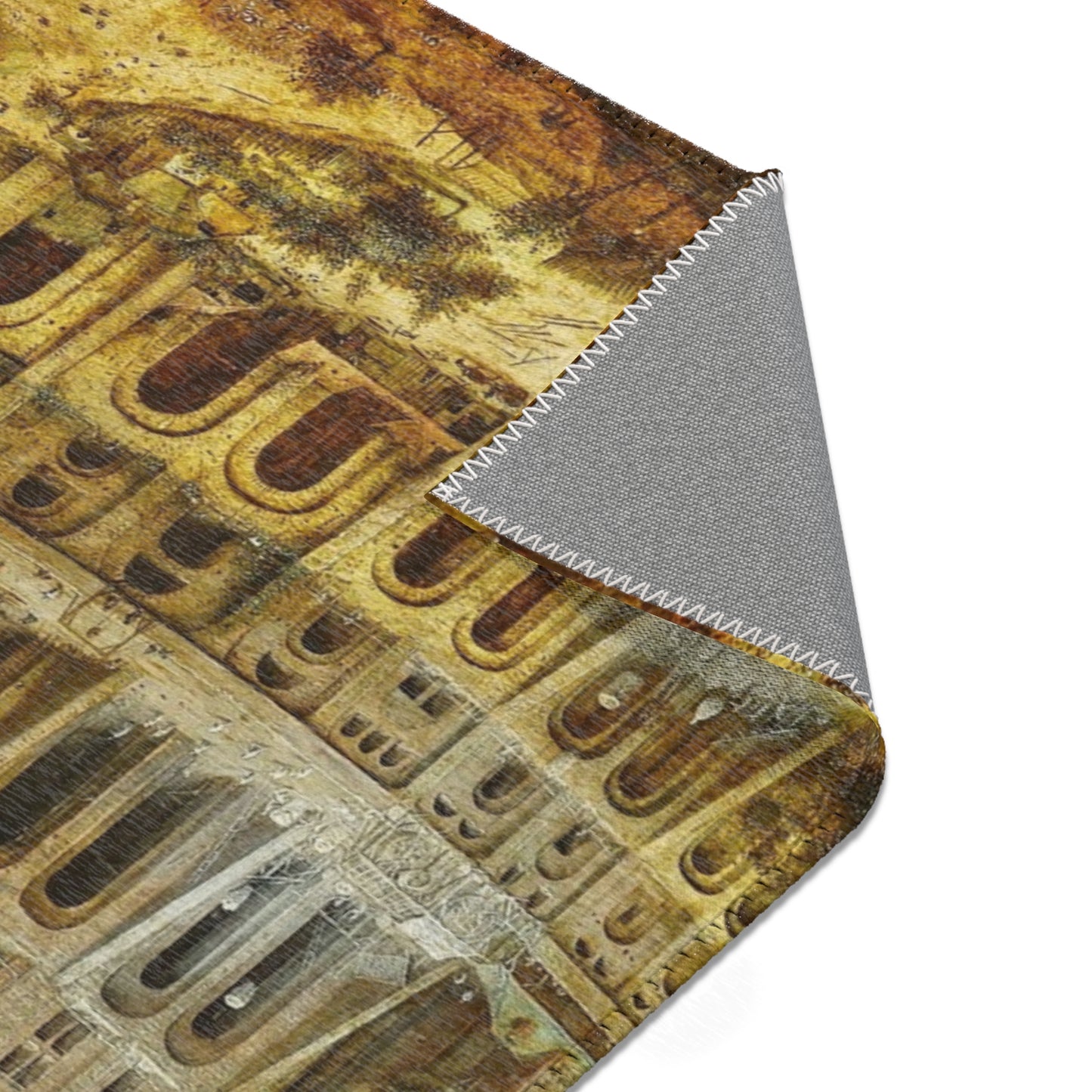 Pieter Bruegel the Elder - The Tower of Babel (Rotterdam) - Google Art Project - edited | Area Rug