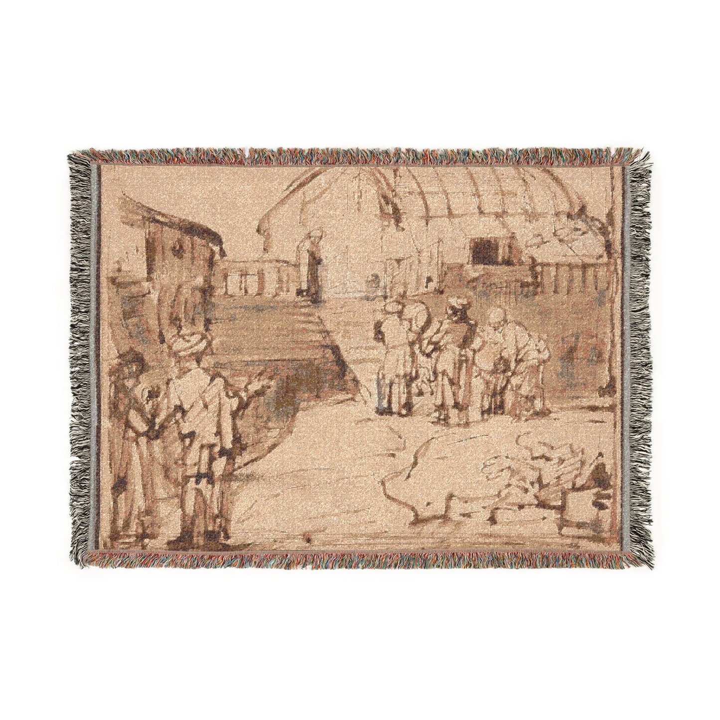 Rembrandt van Rijn - Noah's Ark | Woven Tapestry Blanket