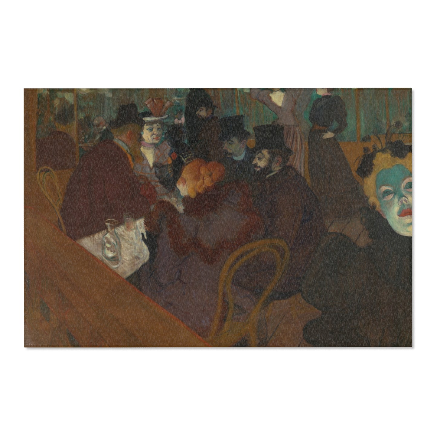 Henri de Toulouse-Lautrec - At the Moulin Rouge | Area Rug