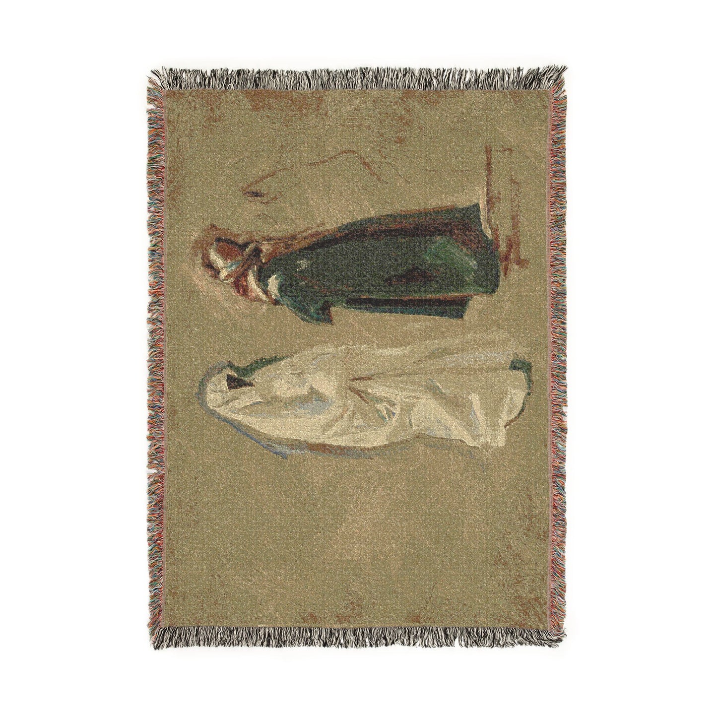 John Singer Sargent - Study of Two Bedouins | Woven Tapestry Blanket