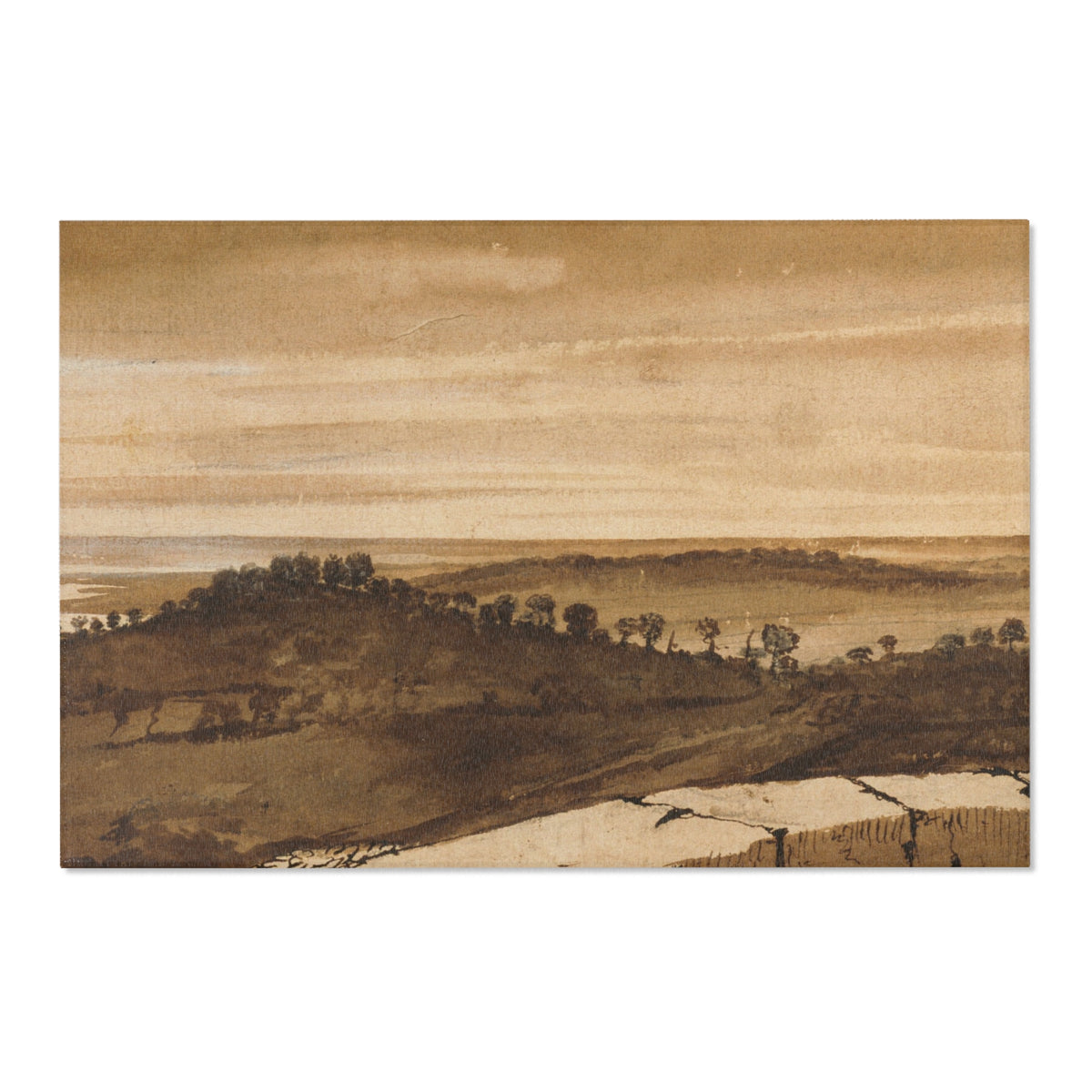 Panorama from the Sasso — Lorrain Area Rug