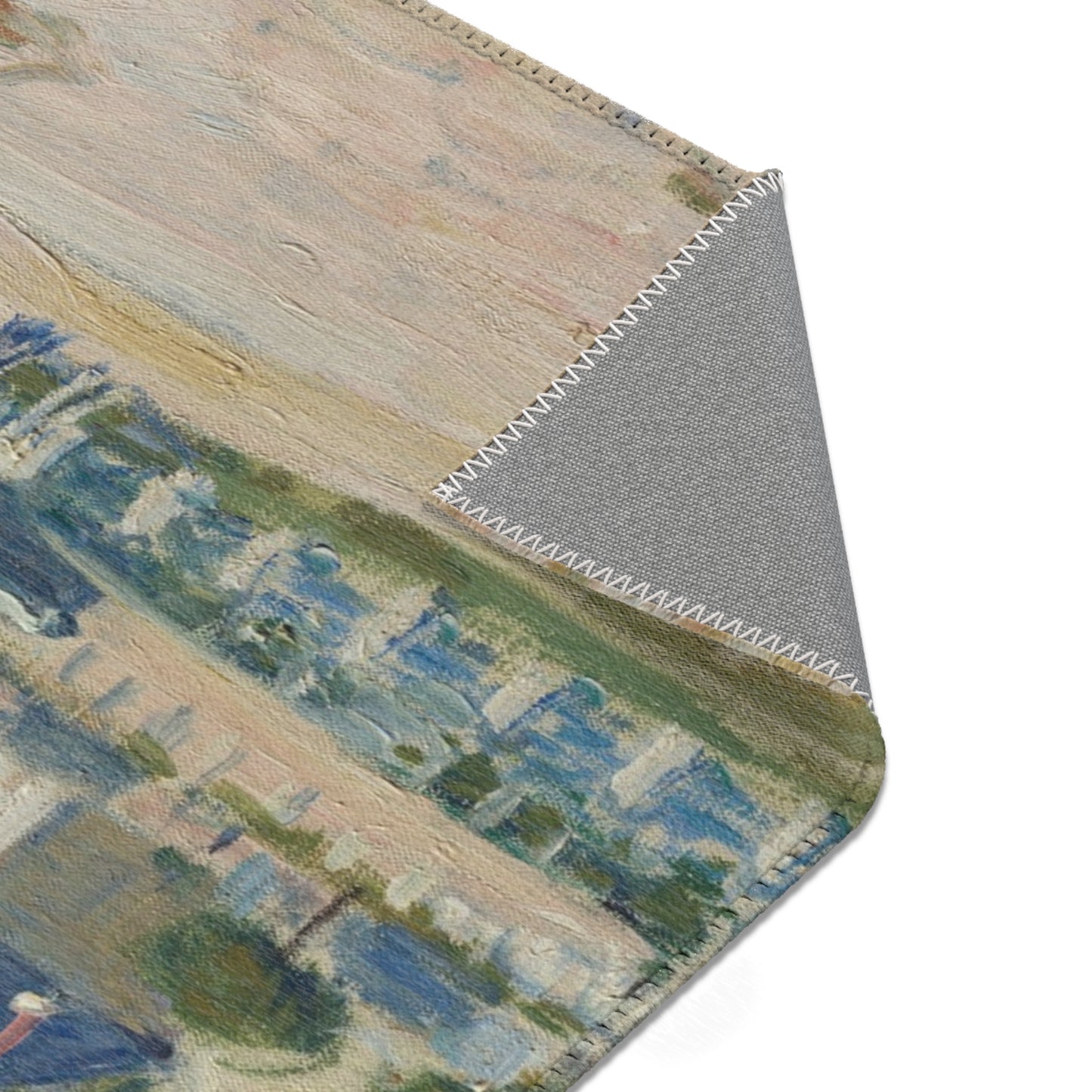 Alfred Sisley - Watering Place at Marly | Area Rug