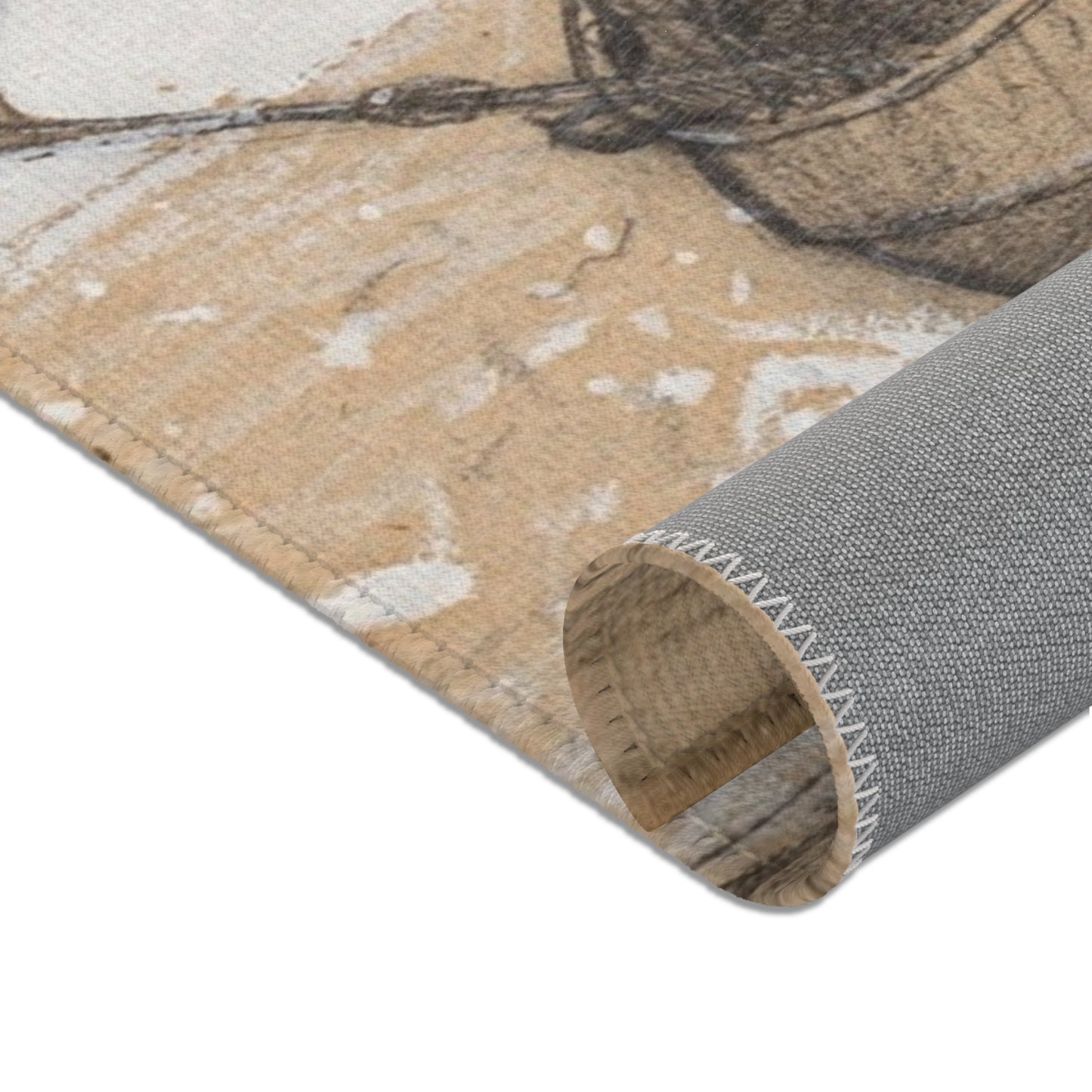 Winslow Homer - Fishing off Scarborough | Area Rug