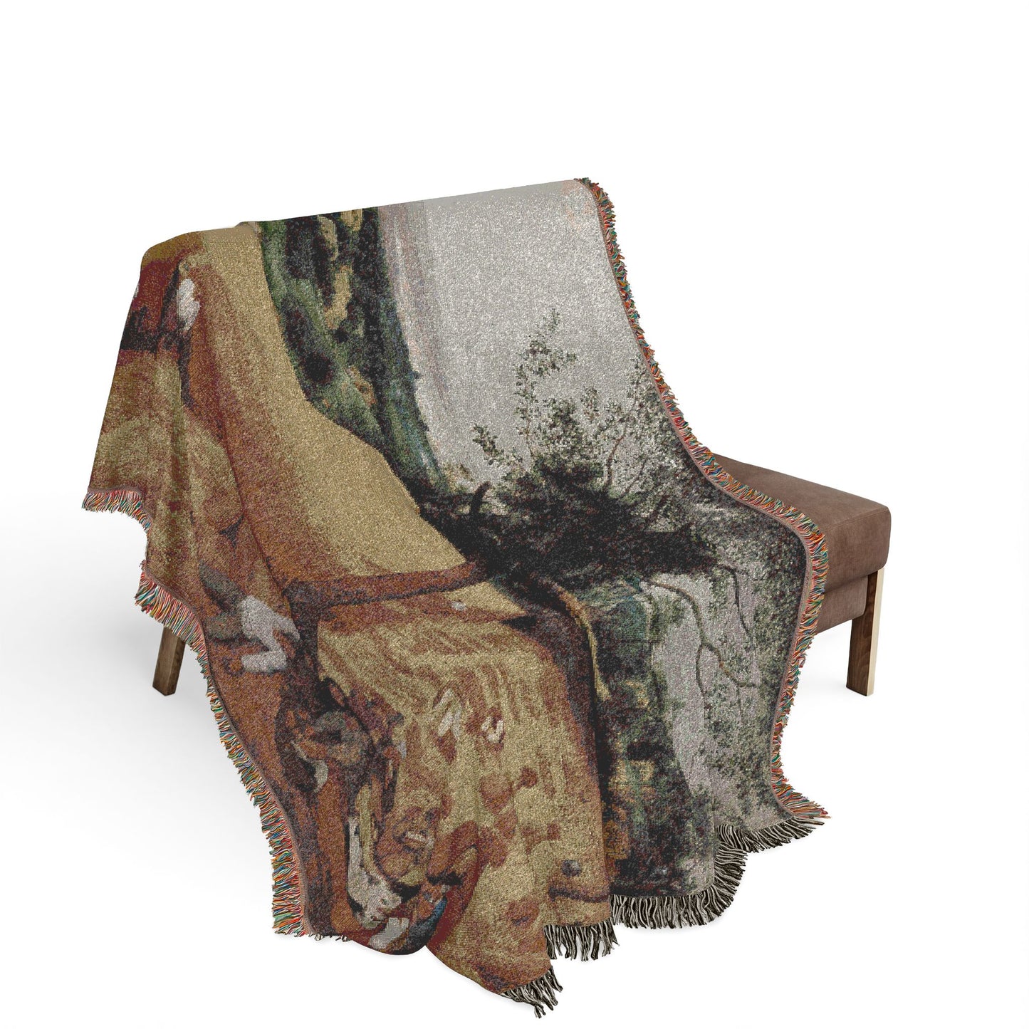 Pieter Bruegel the Elder- The Harvesters - Google Art Project | Woven Tapestry Blanket