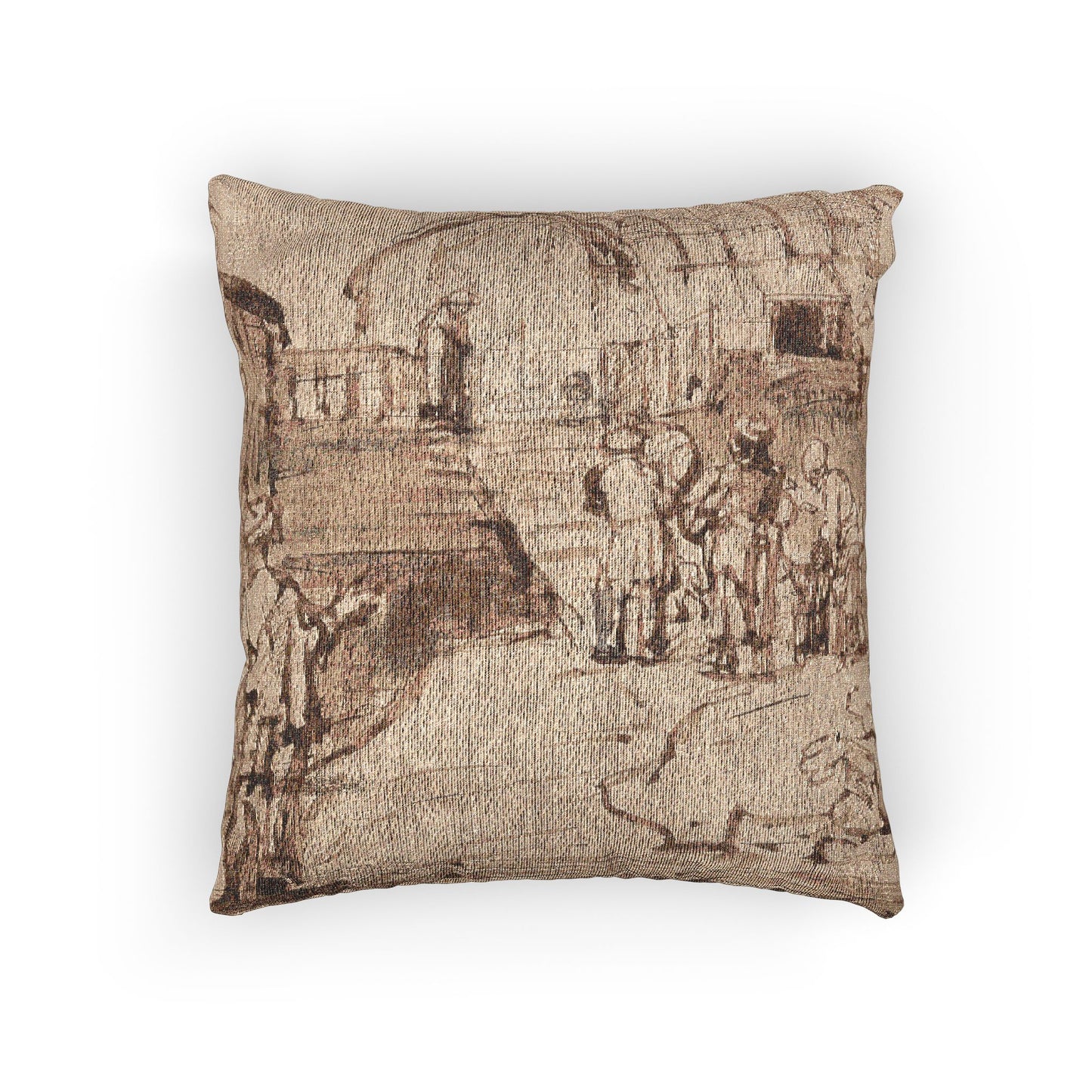 Rembrandt van Rijn - Noah's Ark | Woven Pillow