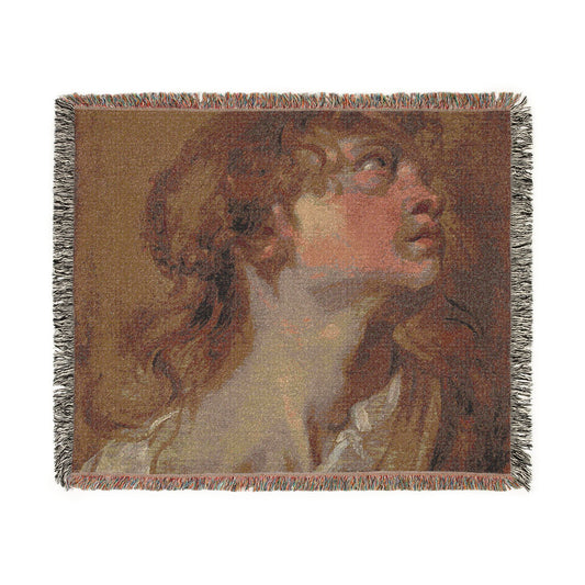 Head of a Girl — Van Dyck Tapestry Blanket