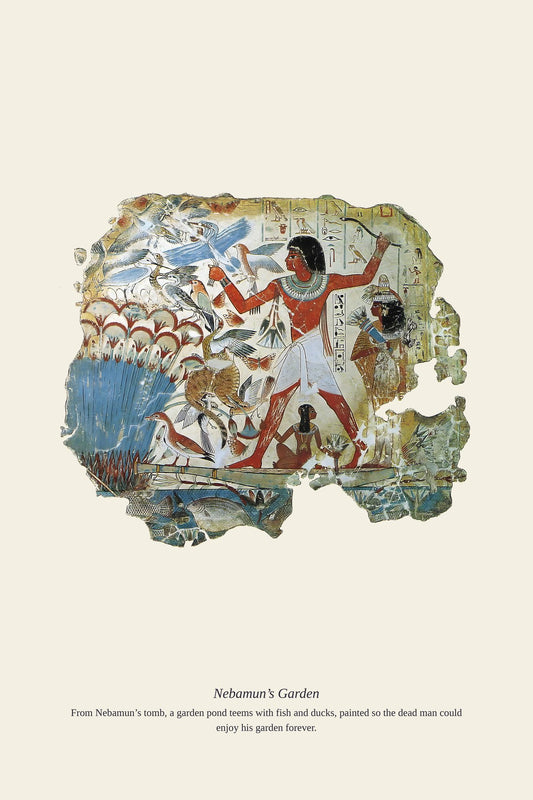 Nebamun’s Garden — antique art print