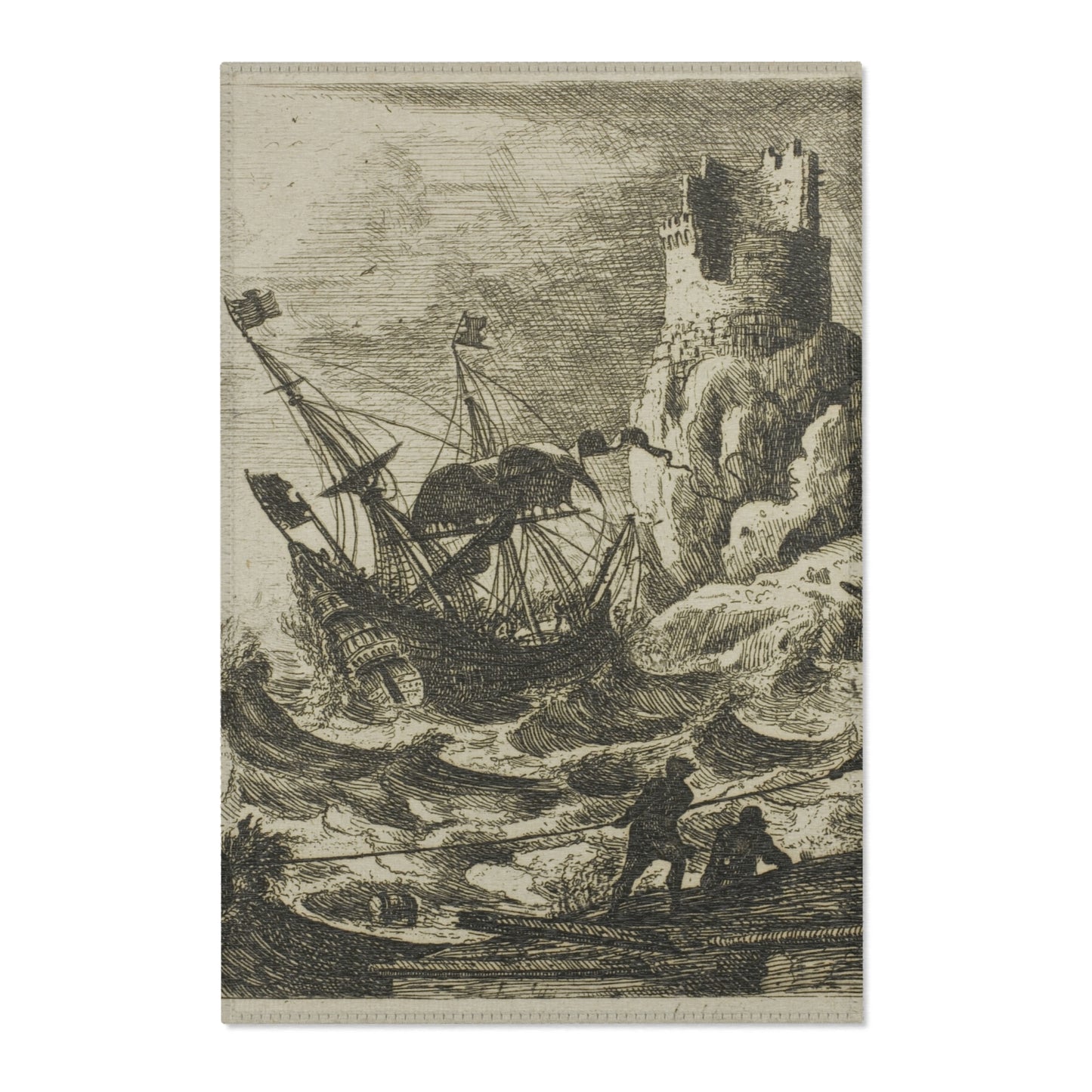 Claude Lorrain - The Shipwreck | Area Rug