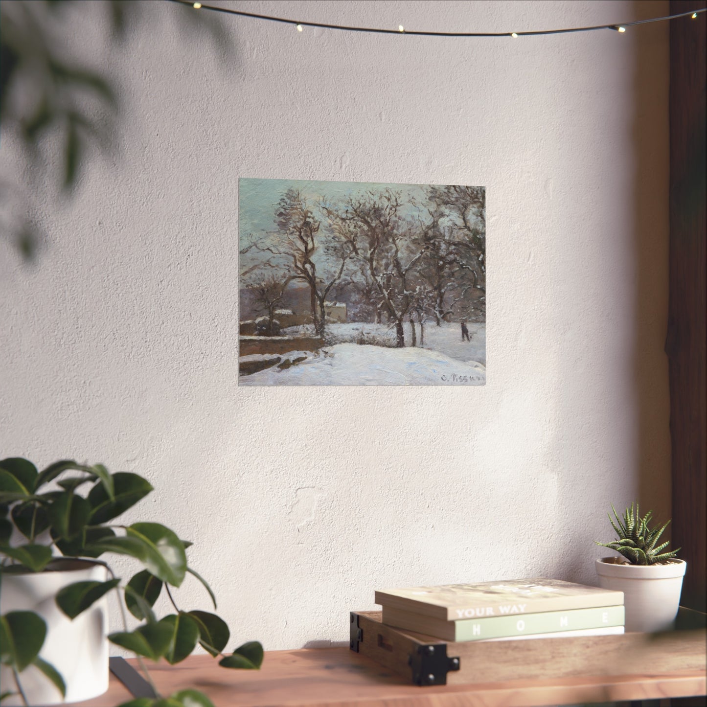 Camille Pissarro - Snow at Louveciennes | Fine Art Poster