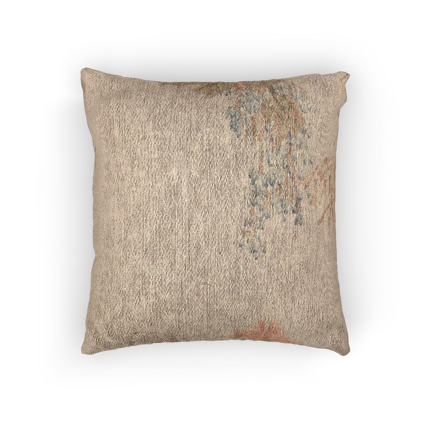 Wisteria and Goldfish II Woven Pillow